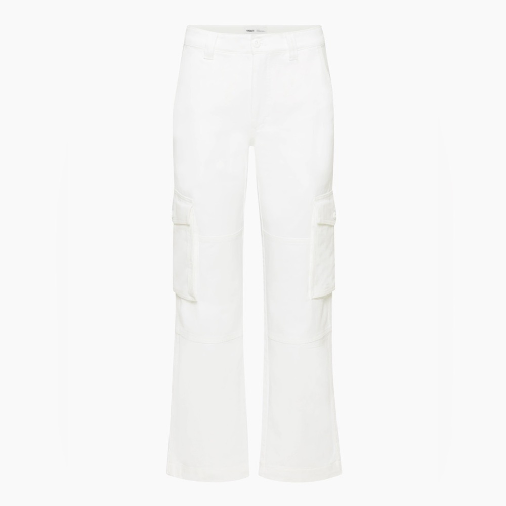 NWT Aritzia TNA Troop Cargo Pant in White size 2